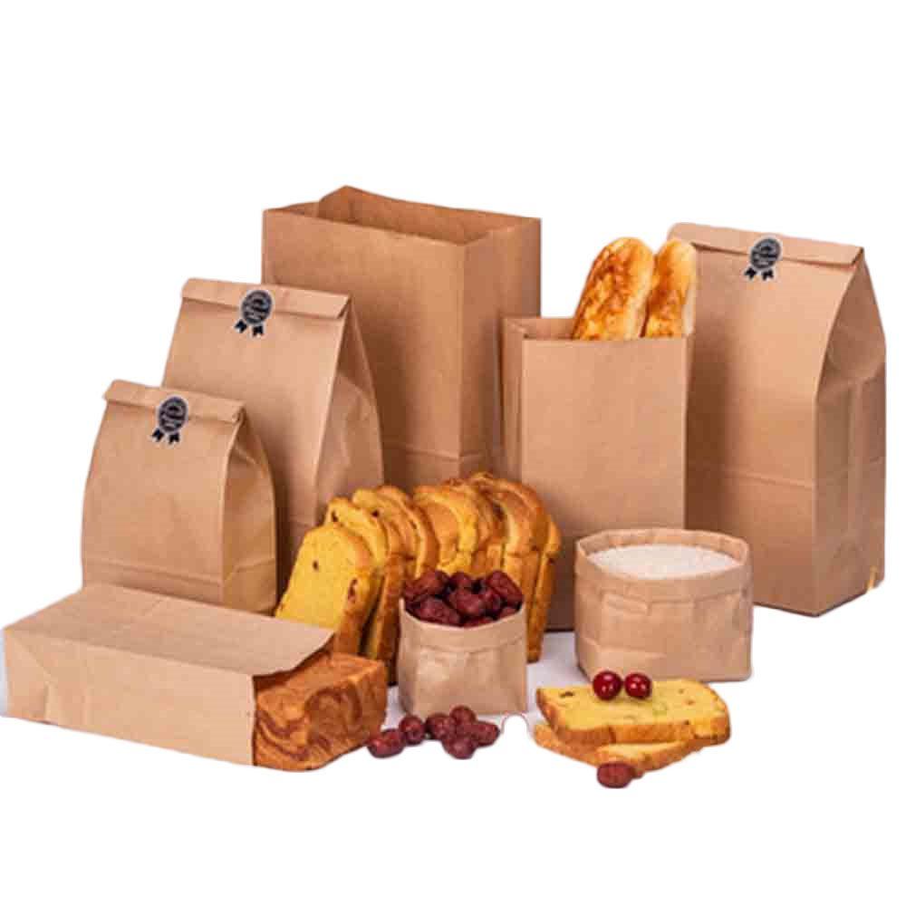 Set 10 Túi Giấy Kraft Đựng Bánh Kẹo