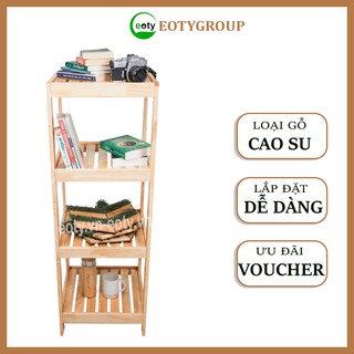 Kệ gỗ vuông 4 tầng đa năng, lắp ghép tiện lợi EOTYGROUP - Kệ để đồ 4 tầng