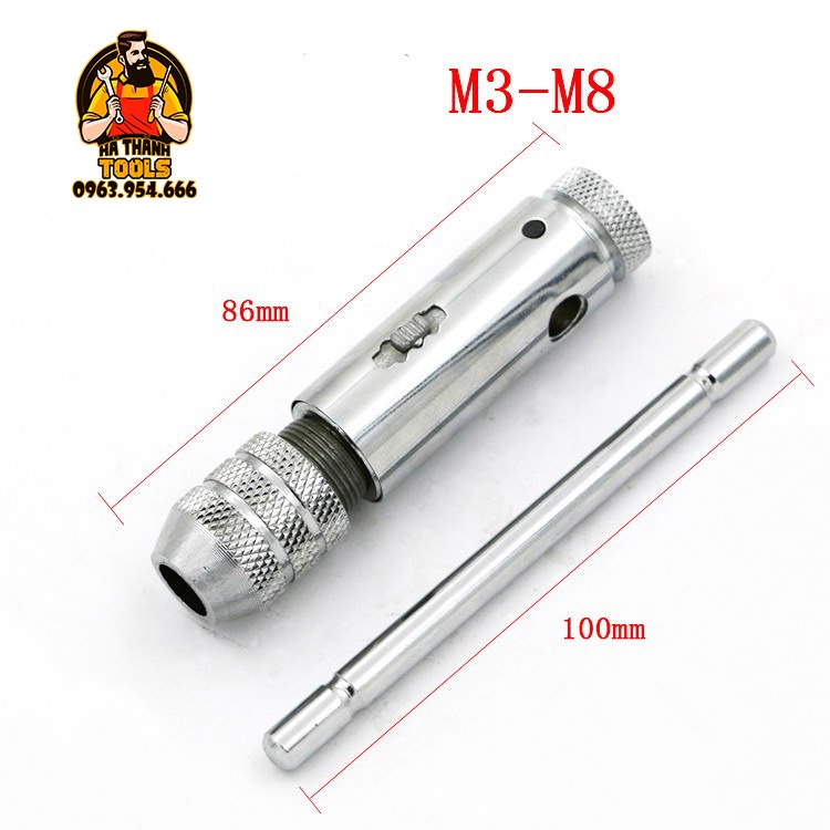 Mũi Taro Tạo Ren Thép Hss Đầy Đủ Các Loại M3-M10 - Phụ Kiện Máy Khoan