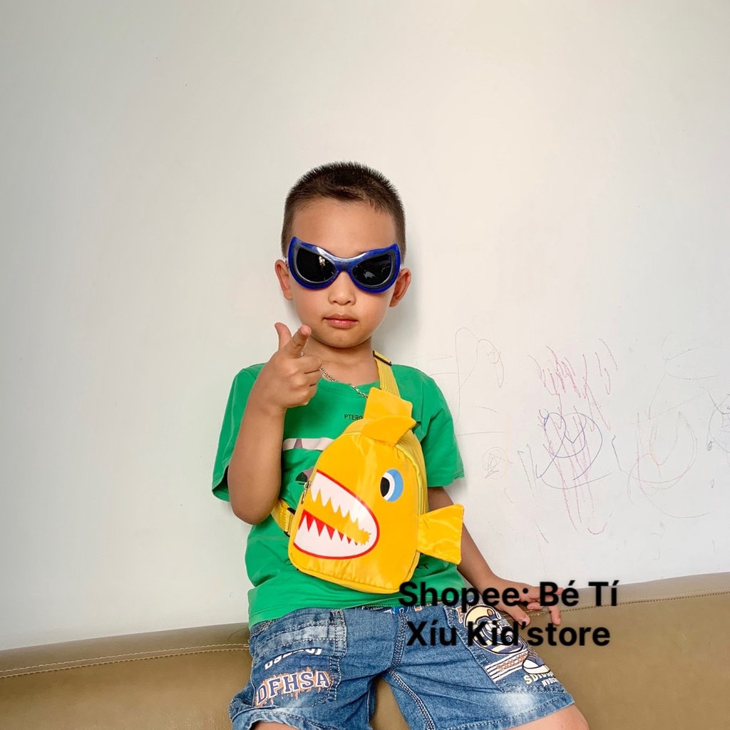 Túi Đeo Vai Họa Tiết Baby Shark Đáng Yêu Đi Chơi Rất Xinh