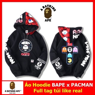 aape pac man hoodie