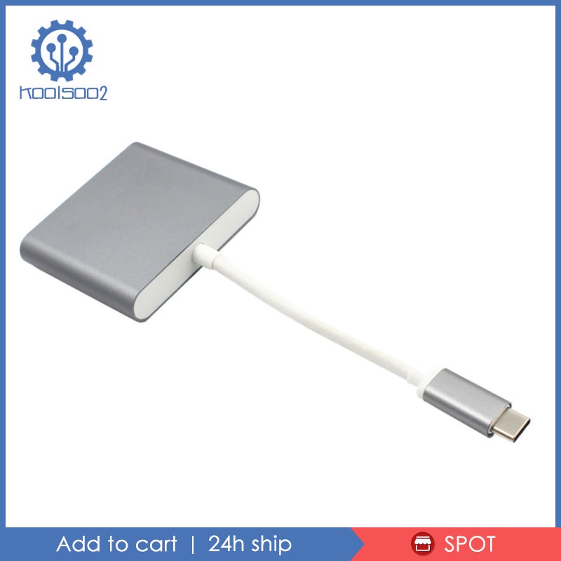 Cáp ChuyểN ĐổI Koolsoo2, USB-C Sang USB3.0 4K Cho PC