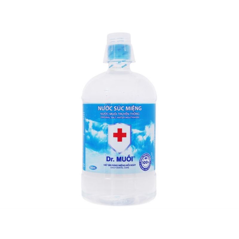 Nước súc miệng Dr. Muối - Giữ gìn răng miệng mỗi ngày