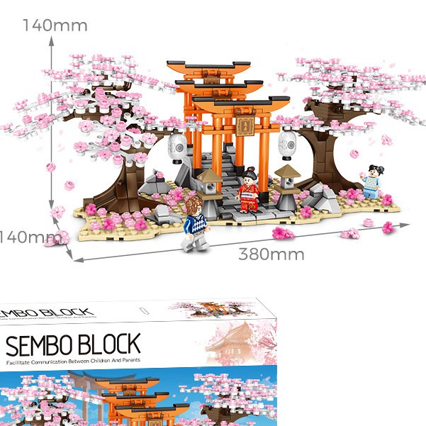 Bộ 647 Miếng Lego Xếp Hình Thủ Lĩnh Thẻ Bài Sakura 601075