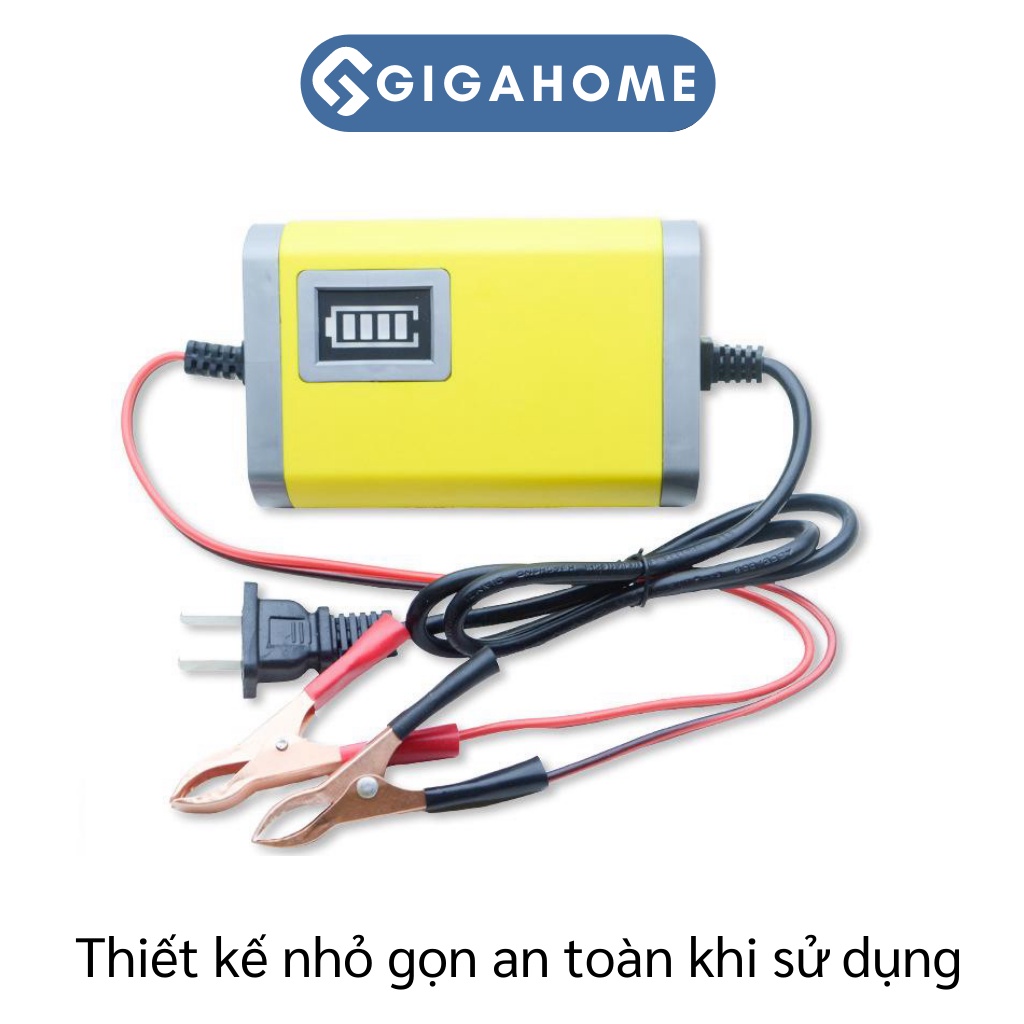 Bộ Sạc Ắc Quy Thông Minh Tự Ngắt GIGAHOME 12V Sạc Xe Máy, Xe Điện 5836