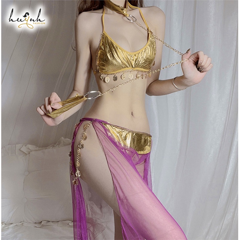 Đồ Hóa Trang Vũ Công Múa Bụng Ả Rập Sexy Belly Dance - CO24