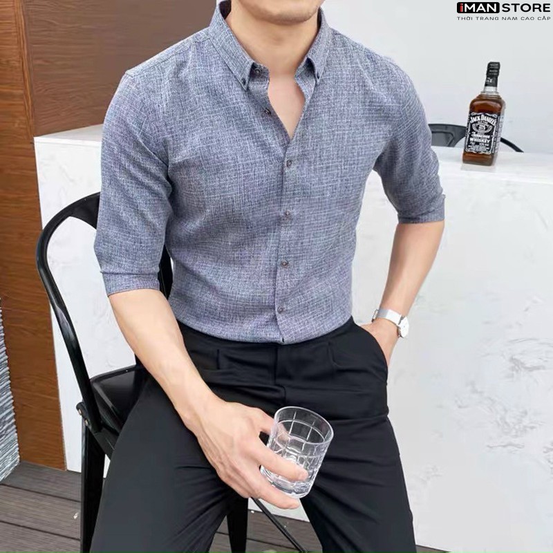 Áo Sơ Mi Nam Dài Tay VẢI ĐŨI [Cao Cấp], Sơ Mi Nam Hàn Quốc Công Sở Chất Vải Đũi Thoáng Mát, Bền ĐẸP
