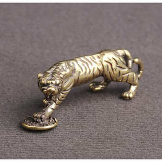 Tượng Hổ đồng - 🎁FREESHIP🎁Tượng đồng phụ kiện tiểu cảnh, bàn trà, trang trí bonsai, bàn làm việc