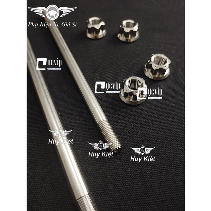 Cốt Trục Bánh Xe Trước Và Sau Kèm Tán Salaya Đầu Hở Cho Sirius RC 4523