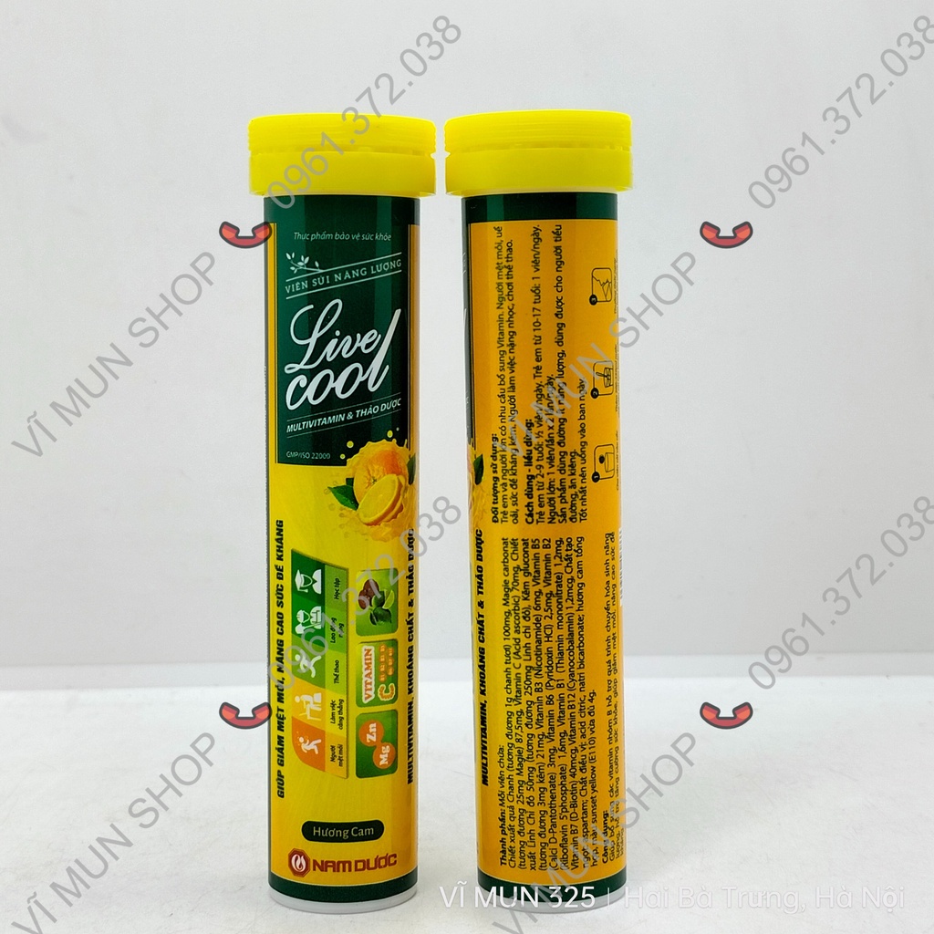 Viên sủi thanh nhiệt Live Cool