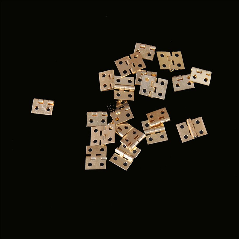 Bộ 20 Bản Lề mini Mạ Vàng Dùng Để Trang Trí Búp Bê