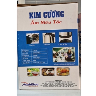 Ấm siêu tốc Kim Cương KC-IAT 2.0L