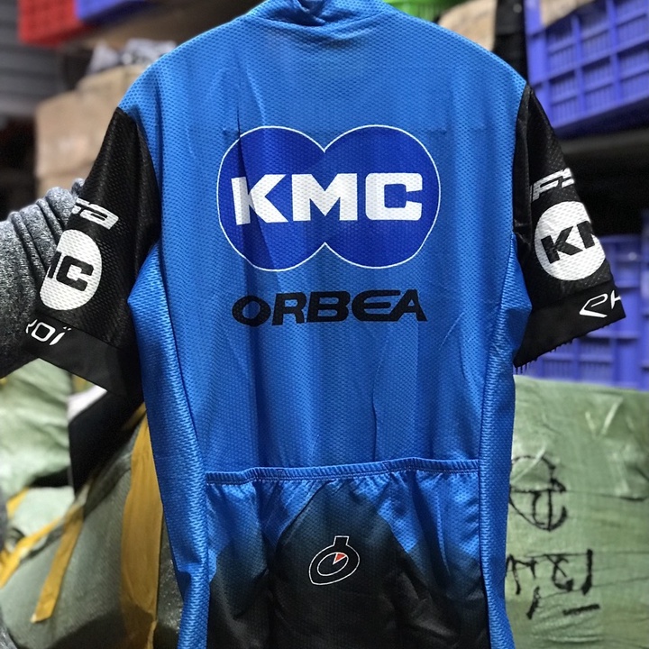 Bộ quần áo ngắn đạp xe KMC Xanh dương