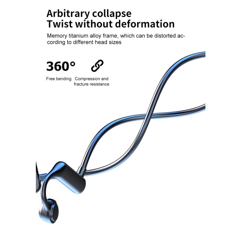 Coza Tai Nghe Truyền Âm Qua Xương Ak79 Tai Nghe Không Dây Tương Thích Bluetooth Tai Nghe Thể Thao Chống Nước Nặng Nhất Có Micrô Điều Chỉnh Âm Lượng Li-fe Chống Nước