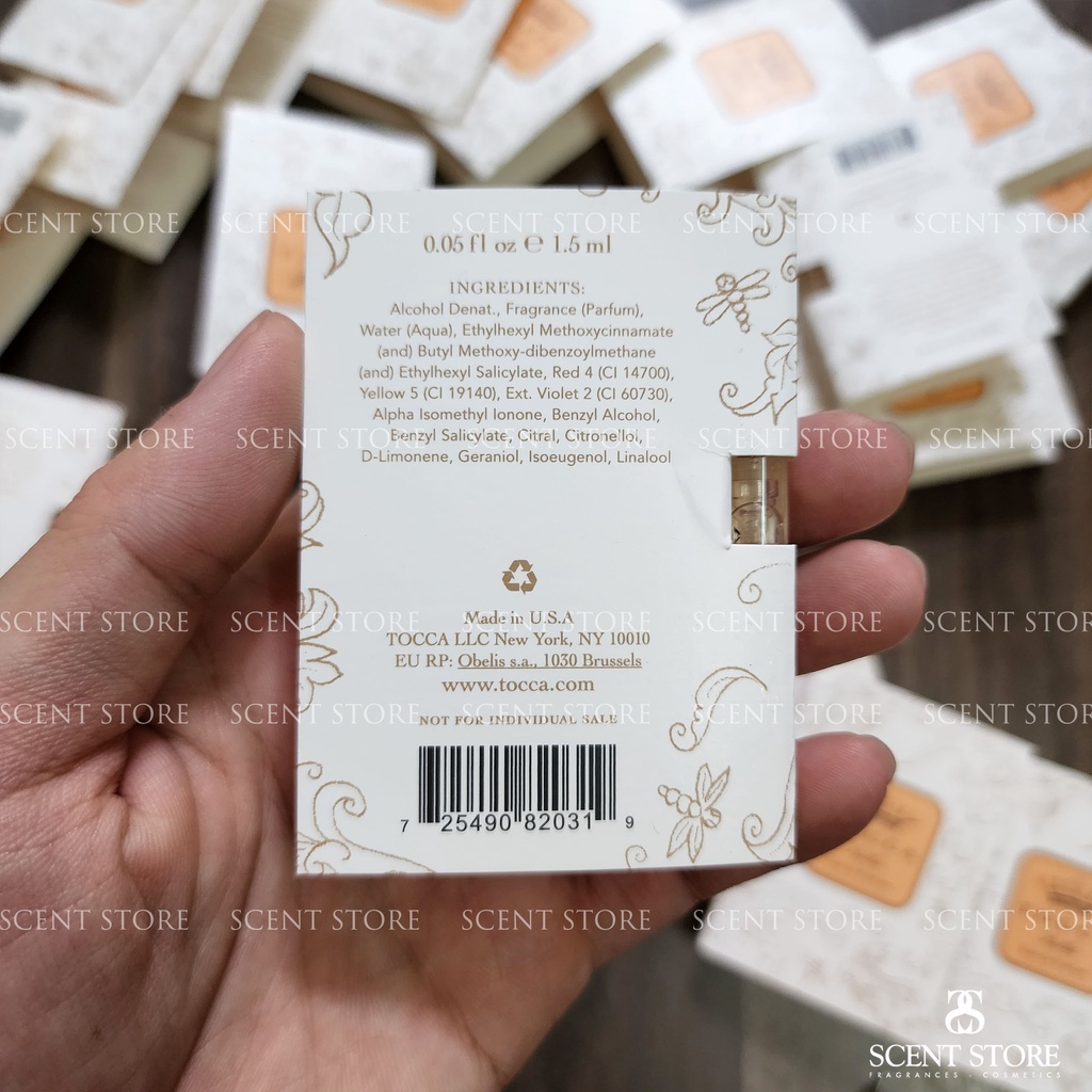 Scentstorevn - Vial chính hãng nước hoa Tocca Florence, Guilietta, Cleopatra, Stella [1.5ml]
