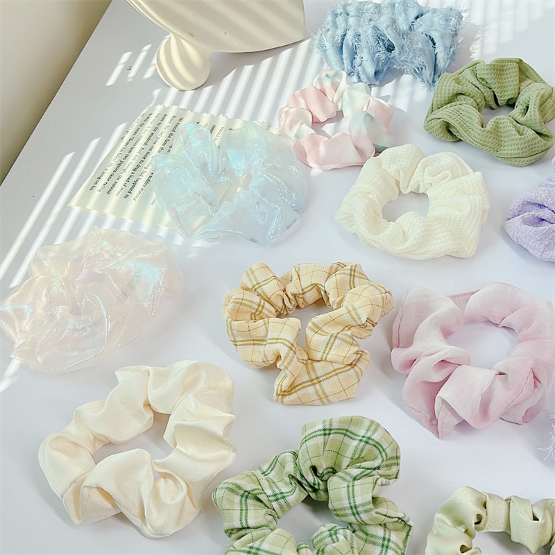 Dây Buộc Tóc Cao Su Co Giãn Dành Cho Nữ Tập Thể Thao Gym