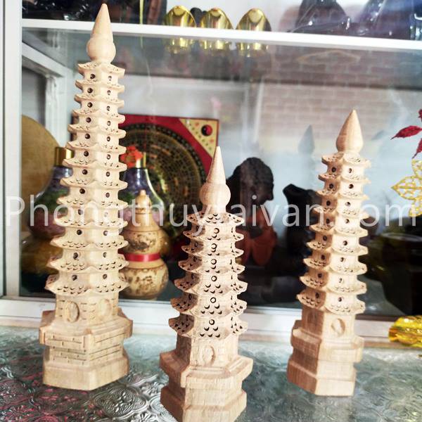 Tháp Văn Xương gỗ ĐÀO  7,9,13 tầng🌵 phong thủy | BigBuy360 - bigbuy360.vn