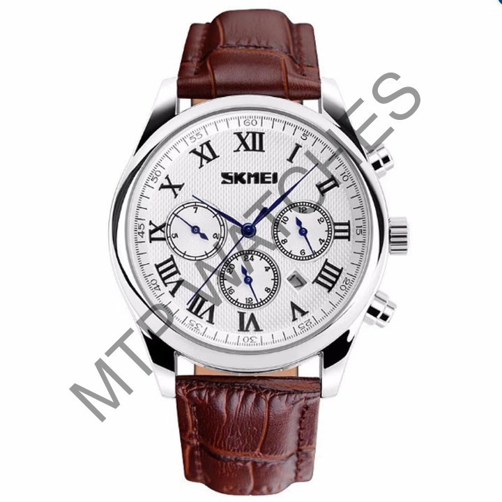 Đồng hồ nam dây da Skmei 9078