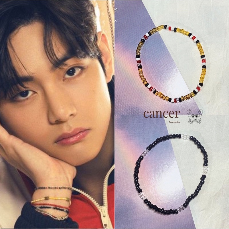 VÒNG ĐEO TAY HẠT CƯỜM TAEHYUNG HANDMADE KPOP  #makebytiemtaphoahandmade