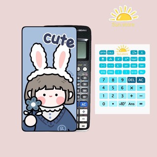 Miếng decal dán máy tính casio/vincal có in hình theo yêu cầu