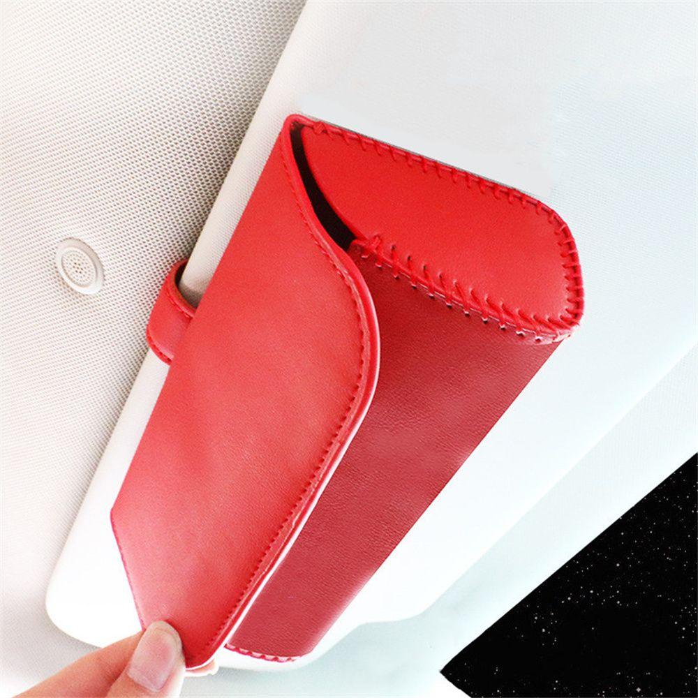 Hộp Đựng Mắt Kính Bằng Da PU Tiện Dụng Cho Xe Hơi