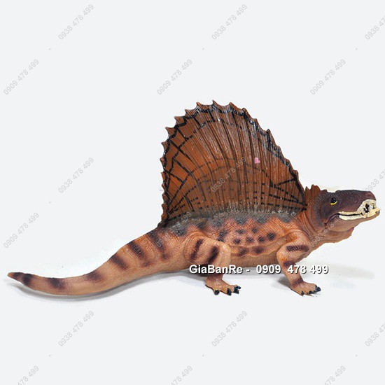 Mô Hình Khủng Long Lưng Cánh Buồm Dimetrodon - Nâu - Dài 15cm - 7744