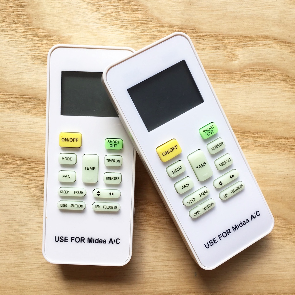 [SẴN HÀNG] Remote máy lạnh Midea [TẶNG KÈM PIN] Khiển remote điều hoà máy lạnh media