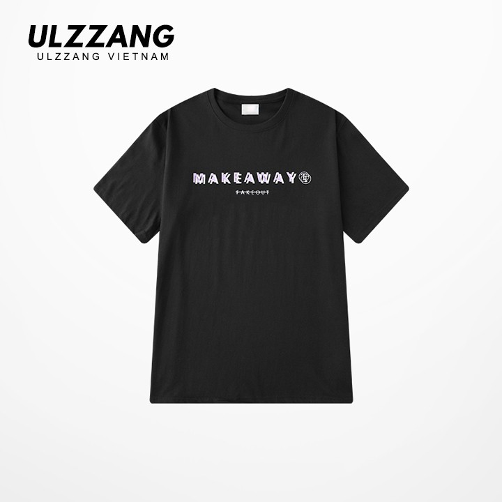 [M&atilde; FAMALLT5 giảm 15% đơn 150k] &Aacute;o thun tay lỡ ULZZANG 100% cotton d&aacute;ng unisex form rộng in chữ makeaway