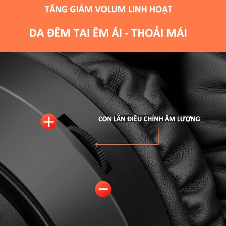 Tai Nghe Over Ear Chụp Tai Siêu Êm Nghe Nhạc Siêu Hay - Công Nghệ Chống Ồn Đỉnh Cao Nâng Cao Khả Năng Tập Chung