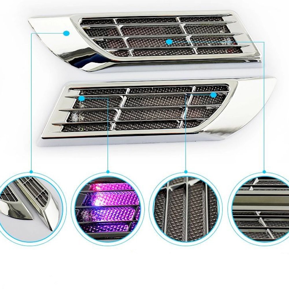 2 Đèn Led Cảnh Báo Năng Lượng Mặt Trời Cho Xe Hơi