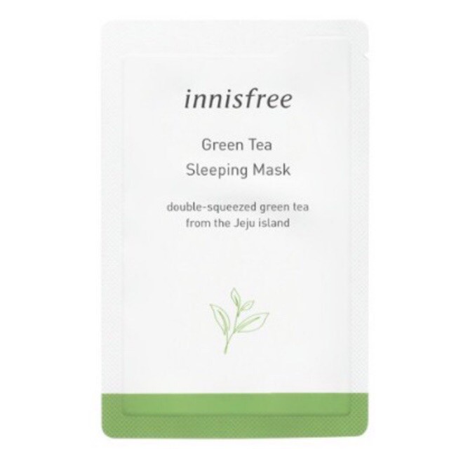 (hàng Mới Về) Mặt Nạ Ngủ Chiết Xuất Trà Xanh Innisfree