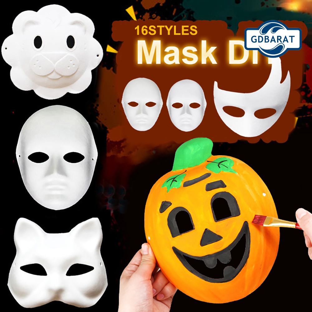 Bộ Dụng Cụ Vẽ Mặt Nạ Hóa Trang DIY Cho Trẻ Em