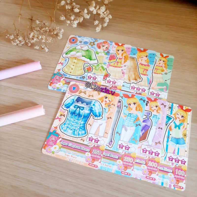 Bộ Thẻ Thông Thường Dòng Aikatsu Dễ Thương