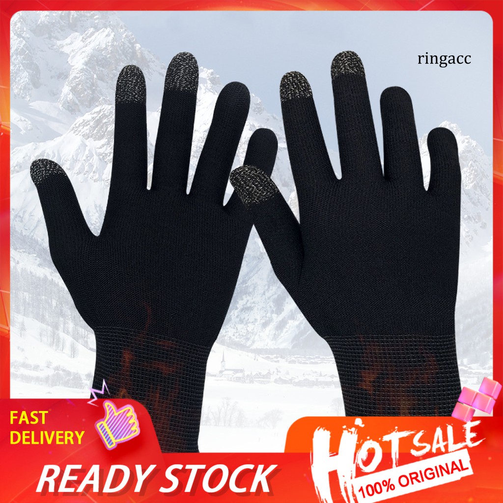 1 Cặp Găng Tay Chơi Game Ba Ngón Chống Mồ Hôi Giữ Ấm Cho Điện Thoại