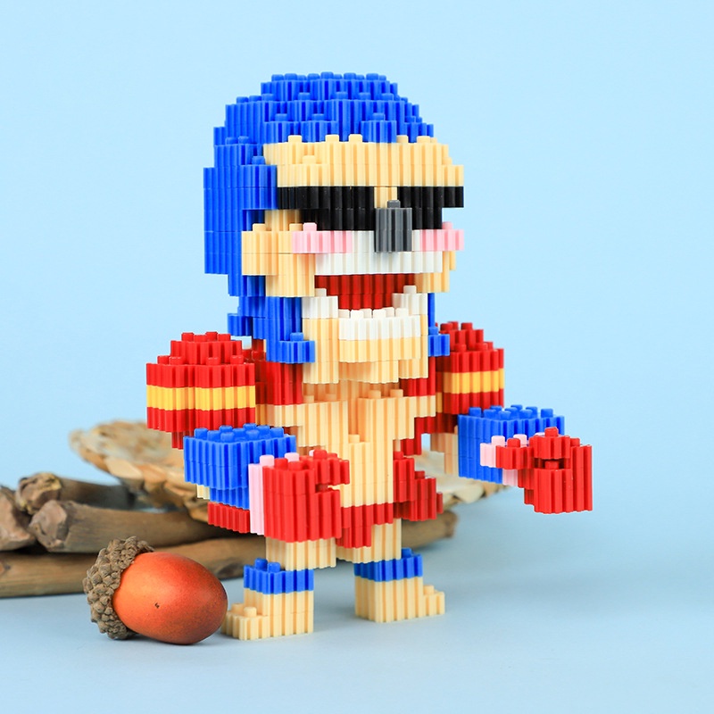 Đồ chơi lắp ráp mô hình BP MART nhân vật Luffy Kakashi trong anime One Piece 3D mini xinh xắn