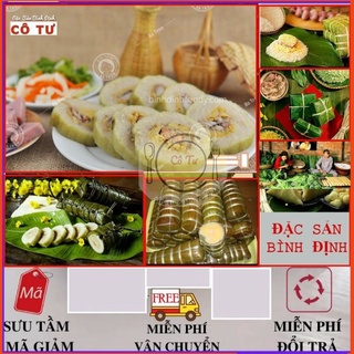 2 cây bánh tét cô 4 đặc sản quê hương bình định