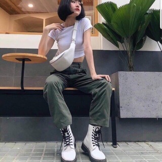 Chuẩn Áo croptop trơn body basic chất lượng