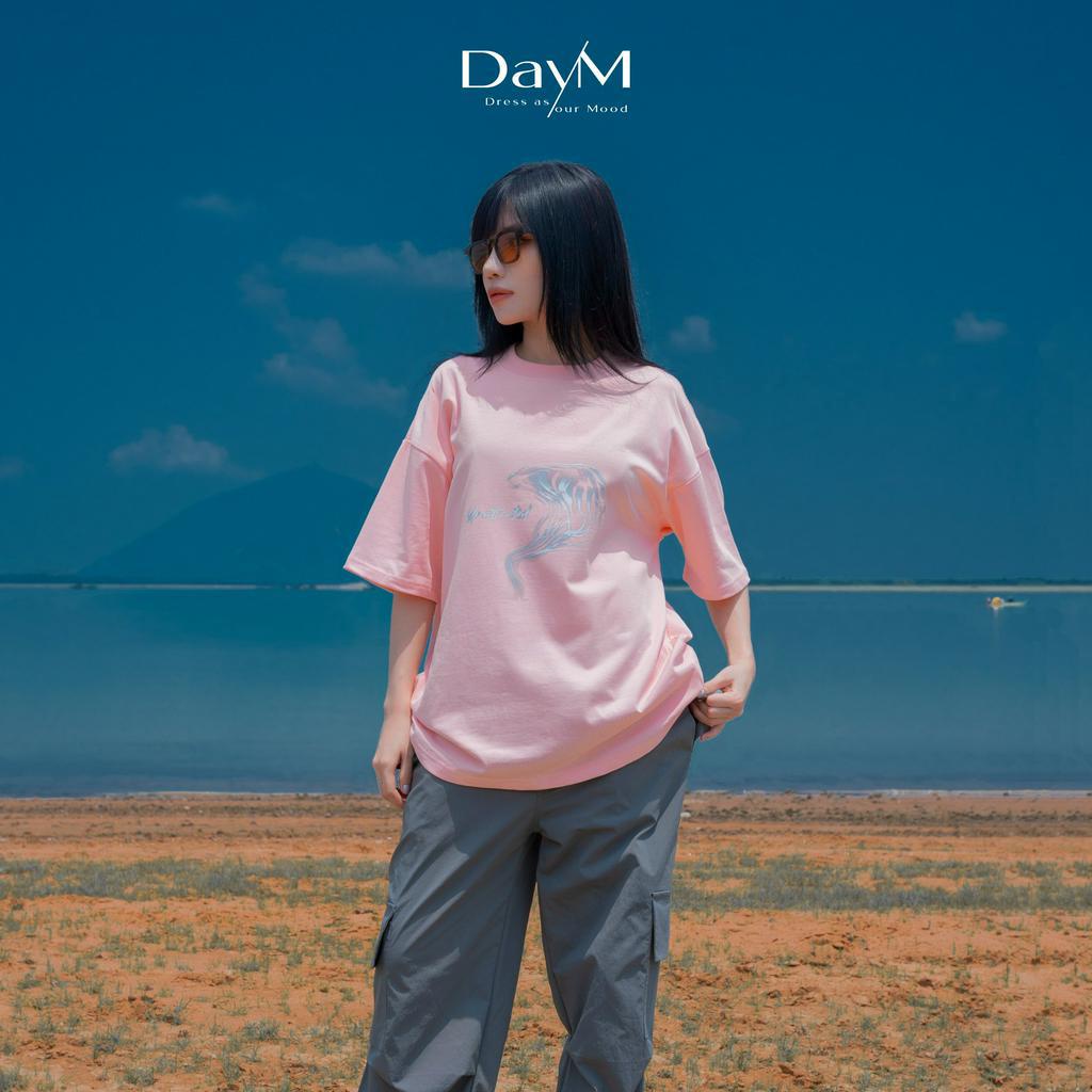 Áo thun DayM | FREEDOM - Form Âu, oversize, 100% cotton