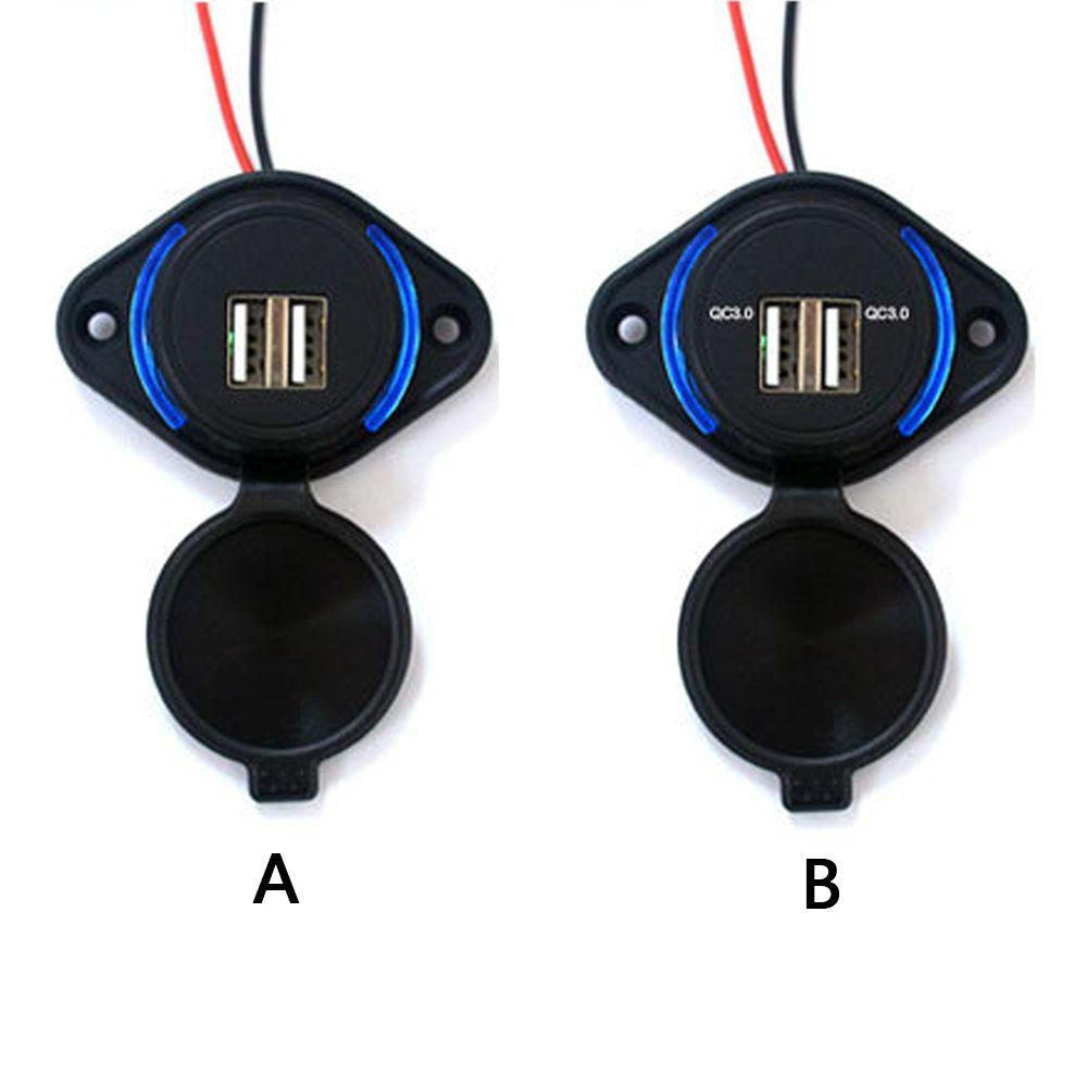 MAG Ổ CắM SạC 12V 24V USB LED Cho Xe Hơi