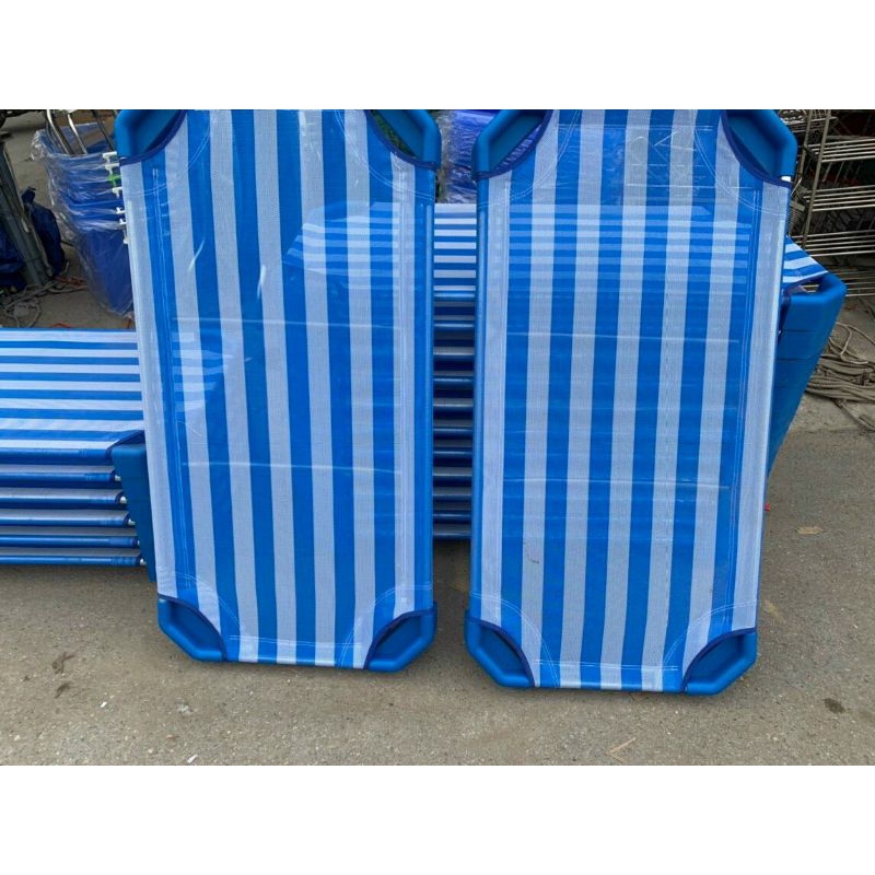 Giường lưới nằm cho các bé 2 thanh inox, lưới thoáng mát⁴