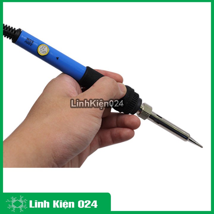 Combo tay hàn chỉnh nhiệt độ TQ936 mỏ hàn thiếc TQ 936 220V-60W kèm thiếc + kệ hàn + 5 mũi hàn
