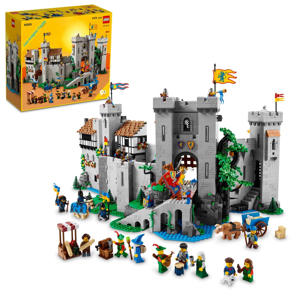10305 Đồ chơi lắp ráp Iego® ICONS™ Lion Knights' Castle - Lâu đài hiệp sỹ