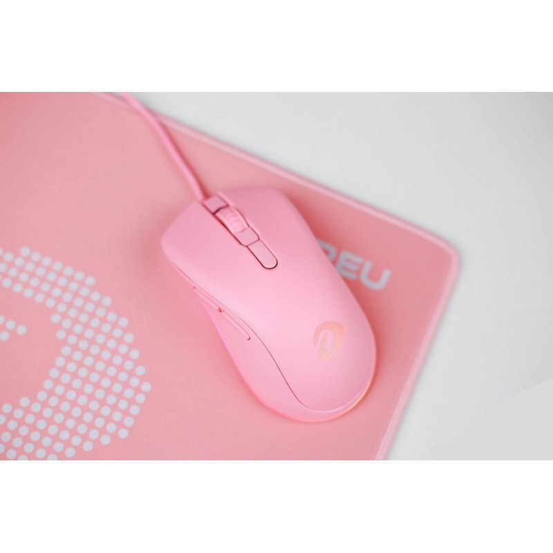 Chuột Dare-U EM908 Queen Pink RGB Gaming (Hồng) BH 24 tháng.