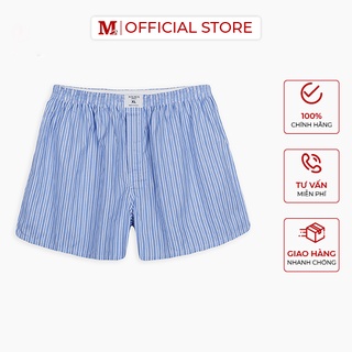 Quần đùi nam kẻ mặc nhà cotton Walrus M0200184 Thời trang M2