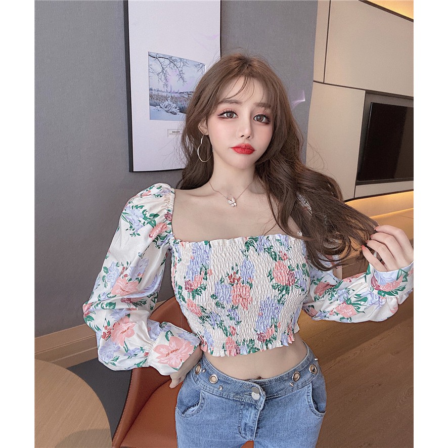 Áo nữ tay ngắn phong cách cổ điển thời trang