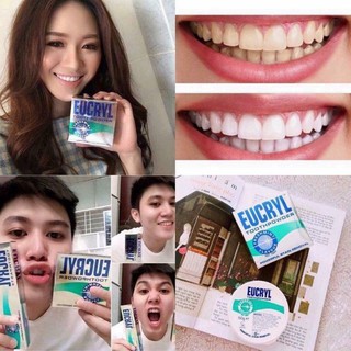 Bột trắng răng và kem đánh răng Eucryl
