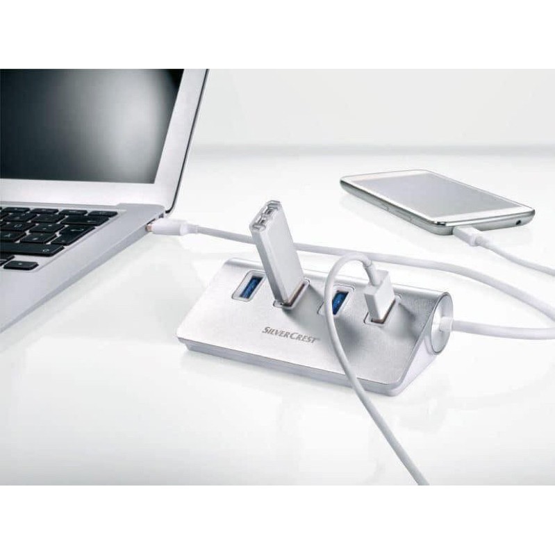 cổng usb 4 khe silverscrest