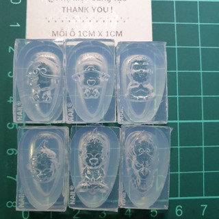 Khuôn nail đắp bột - key cap - trang sức resin hình Tôn Ngộ Không