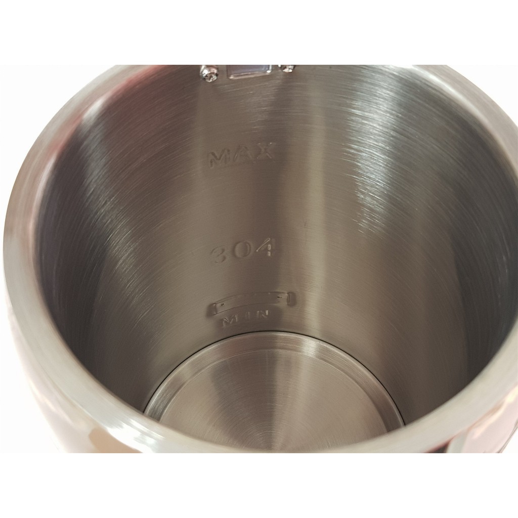 Ấm đun siêu tốc 2 lớp Inox 304 Osako OSA-200 2 lit cách điện, cách nhiệt, siêu bền