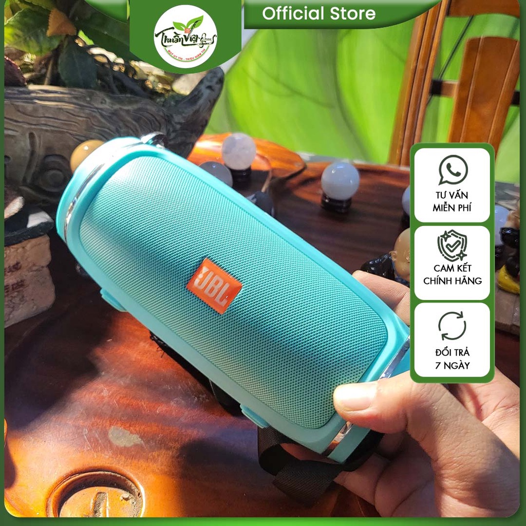 Loa Bluetooth Charge 4+ Mini bass tốt khoẻ - có dây đeo Version 2021 loa07
